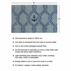 RugSmith Marine Anchor Doormat - 18'' X 30'' -RugSmith Shop unnamed file 1005