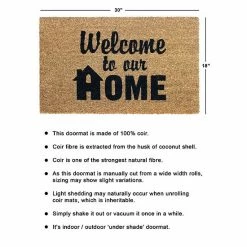 RugSmith Welcome To Our Home Doormat - 18'' X 30'' -RugSmith Shop unnamed file 1020
