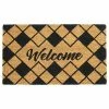 RugSmith Diamond Welcome Doormat - 18'' X 30''