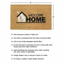 RugSmith Welcome Home Doormat - 18'' X 30'' -RugSmith Shop unnamed file 1038