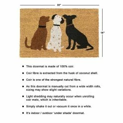 RugSmith Dogs Doormat - 18'' X 30'' -RugSmith Shop unnamed file 1050
