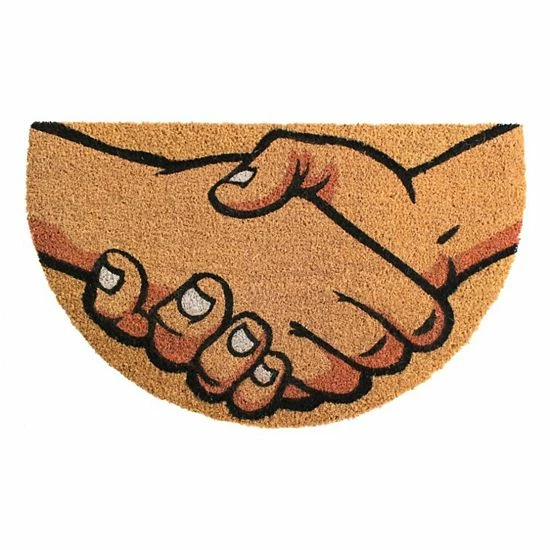RugSmith Hand Shake Doormat 3 RugSmith Hand Shake Doormat