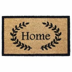 RugSmith Home With Leaves Doormat - 18'' X 30''