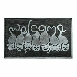 RugSmith Moulded Kitty Welcome Doormat