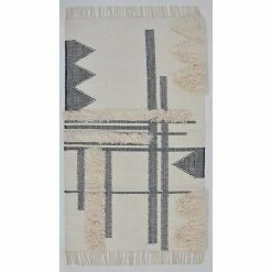 RugSmith Ezra Geometric Bohemian Wool Blend Rug