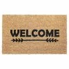 RugSmith Welcome Arrow Doormat - 18'' X 30''