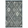 RugSmith Echota Geometric Bohemian Wool Blend Rug