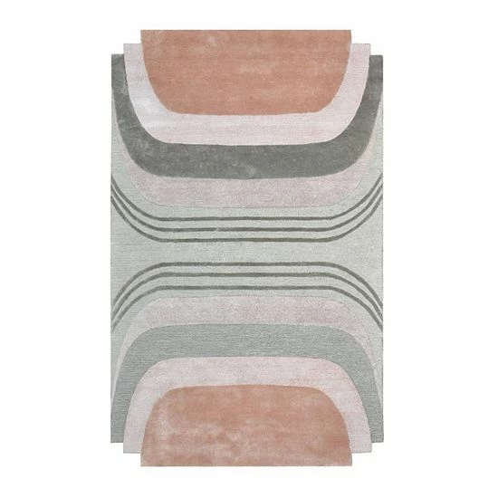 RugSmith Blush Cosmo Mid-Century Geometric Area Rug 3 RugSmith Blush Cosmo Mid-Century Geometric Area Rug