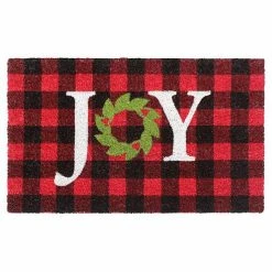 RugSmith Joy On Plaids Doormat - 18'' X 30''