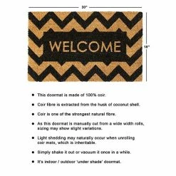 RugSmith Herringbone Welcome Doormat - 18'' X 30'' -RugSmith Shop unnamed file 1218