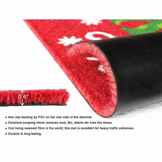 RugSmith Joy Flakes Doormat - 18'' X 30'' 5 RugSmith Joy Flakes Doormat - 18'' X 30'' - Image 3