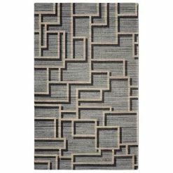 RugSmith Tetris Mid-Century Geometric Rug