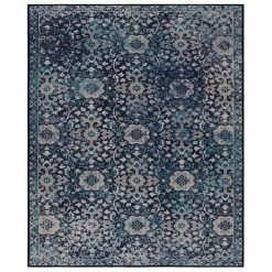 RugSmith Blue Danube Distressed Transitional Area Rug
