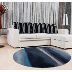 RugSmith Blue Canvas Contemporary Modern Runner Rug -RugSmith Shop unnamed file 1345