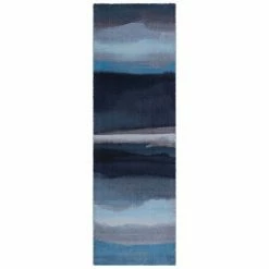 RugSmith Blue Canvas Contemporary Modern Runner Rug -RugSmith Shop unnamed file 1347