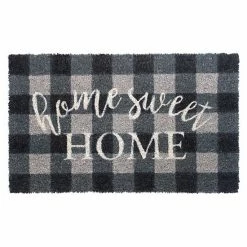 RugSmith Home Sweet Home Plaid Doormat - 18'' X 30''