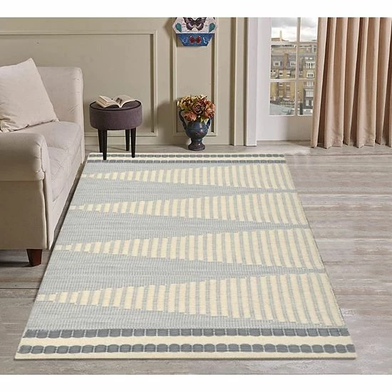RugSmith Berlin Southwest Geometric Area Rug Light Gray 5 RugSmith Berlin Southwest Geometric Area Rug Light Gray - Image 3