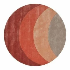 RugSmith Brick Sunrise Mid-Century Modern Area Rug