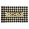 RugSmith Ho Ho Ho Plaids Doormat - 18'' X 30'' -RugSmith Shop unnamed file 157