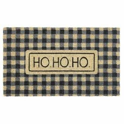 RugSmith Ho Ho Ho Plaids Doormat - 18'' X 30''