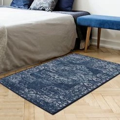 RugSmith Denim Modena Distressed Vintage Inspired Area Rug -RugSmith Shop unnamed file 1658