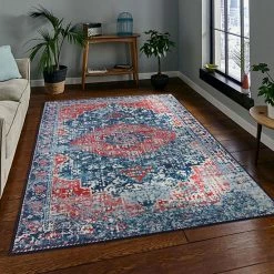RugSmith Rust Salerno Distressed Vintage Inspired Area Rug -RugSmith Shop unnamed file 1664