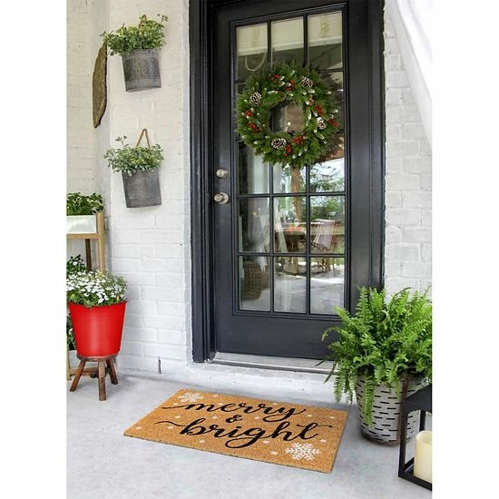 RugSmith Merry & Bright Doormat - 18'' X 30'' 4 RugSmith Merry & Bright Doormat - 18'' X 30'' - Image 2