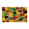 RugSmith Machine Tufted Colorful Vine Coir Doormat