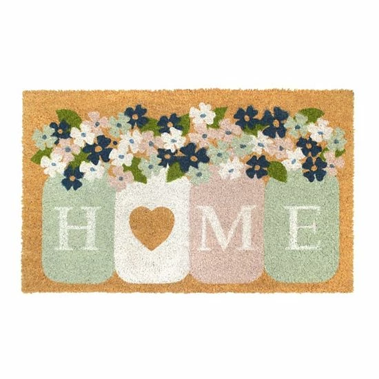 RugSmith Machine Tufted Home Mason Jar Coir Doormat 3 RugSmith Machine Tufted Home Mason Jar Coir Doormat
