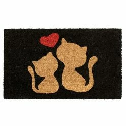 RugSmith Cats Love Doormat - 18'' X 30''