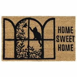 RugSmith Home Sweet Home With Cat Doormat - 18'' X 30''