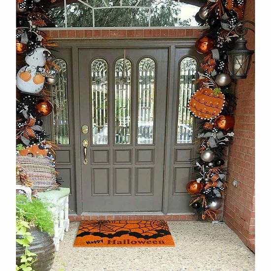 RugSmith Happy Halloween Bat Doormat - 18'' X 30'' 4 RugSmith Happy Halloween Bat Doormat - 18'' X 30'' - Image 2