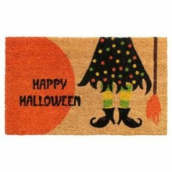 RugSmith Happy Halloween Witches Doormat - 18'' X 30''