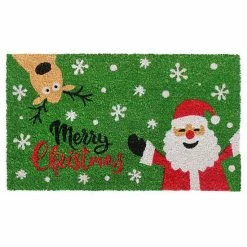 RugSmith Santa Merry Christmas Doormat - 18'' X 30''