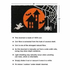RugSmith Ghost House Doormat - 18'' X 30'' -RugSmith Shop unnamed file 263