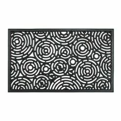 RugSmith Moulded Circle Patterns Doormat