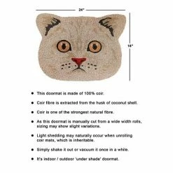 RugSmith Cute Cat Face Doormat -RugSmith Shop unnamed file 270