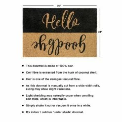 RugSmith Hello Goodbye Reverse Doormat - 24'' X 36'' -RugSmith Shop unnamed file 274