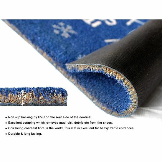 RugSmith Baby It's Cold Outside Snow 18'' X 30'' Doormat 5 RugSmith Baby It's Cold Outside Snow 18'' X 30'' Doormat - Image 3