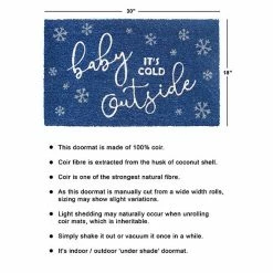 RugSmith Baby It's Cold Outside Snow 18'' X 30'' Doormat 9 RugSmith Baby It's Cold Outside Snow 18'' X 30'' Doormat -RugSmith Shop unnamed file 327