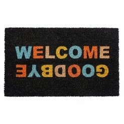 RugSmith Welcome Good Bye Stacked Doormat - 18'' X 30''