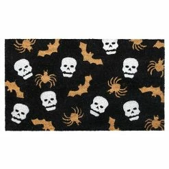 RugSmith Spider Web & Skeletons Doormat - 18'' X 30''