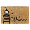 RugSmith Welcome Light House Doormat - 18'' X 30''