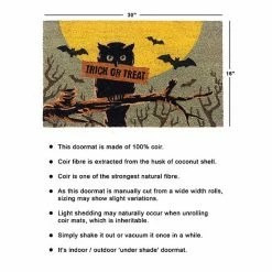 RugSmith Trick Or Treat Owl Doormat - 18'' X 30'' -RugSmith Shop unnamed file 400
