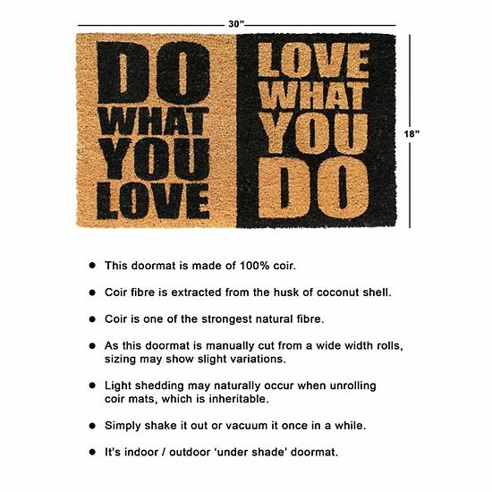 RugSmith Do What You Love Doormat 5 RugSmith Do What You Love Doormat - Image 3