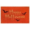 RugSmith Happy Halloween Doormat - 18'' X 30'' Natural