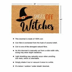 RugSmith Shoes Off Witches Doormat - 18'' X 30'' -RugSmith Shop unnamed file 426
