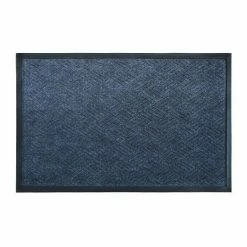 RugSmith Moulded Cobalt Poly Doormat