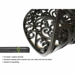 RugSmith Moulded Oval Trellis Rubber Doormat -RugSmith Shop unnamed file 444