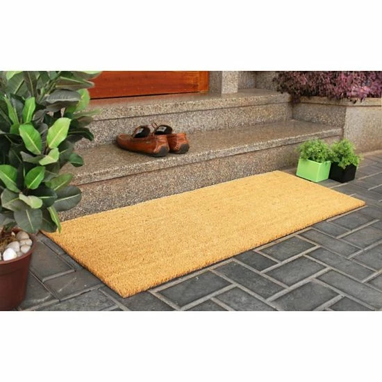 RugSmith Natural Machine Tufted Coir Doormat 4 RugSmith Natural Machine Tufted Coir Doormat - Image 2